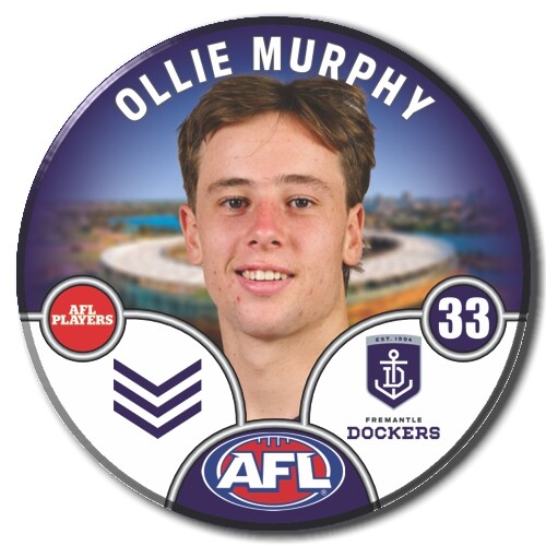 Fremantle Dockers 2025 Player Pin Badge - MURPHY