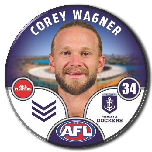 Fremantle Dockers 2025 Player Pin Badge - WAGNER