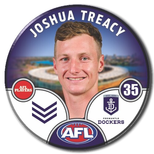 Fremantle Dockers 2025 Player Pin Badge - TREACY