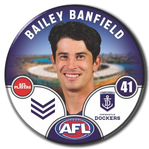 Fremantle Dockers 2025 Player Pin Badge - BANFIELD