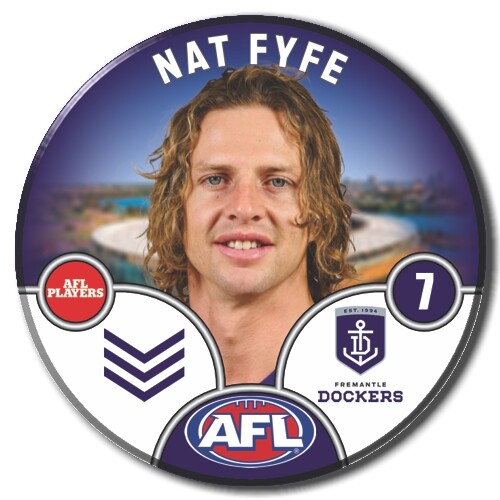 Fremantle Dockers 2025 Player Pin Badge - FYFE