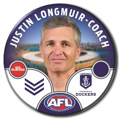 Fremantle Dockers 2025 Coach Pin Badge - LONGMUIR