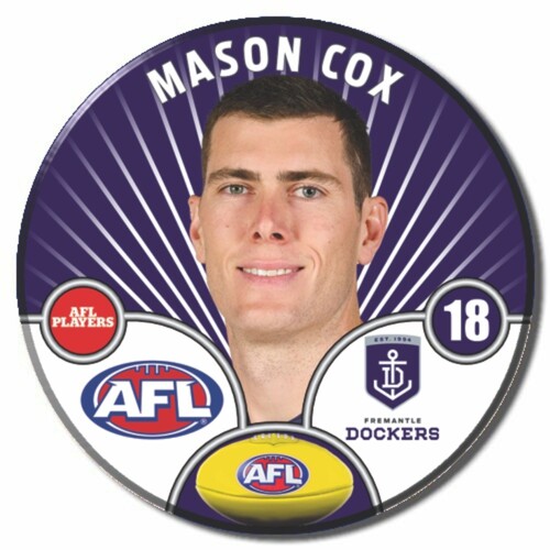 Fremantle Dockers 2026 Player Pin Badge - COX, M