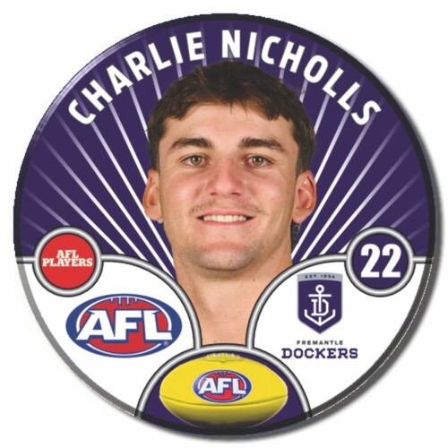 Fremantle Dockers 2026 Player Pin Badge - NICHOLLS