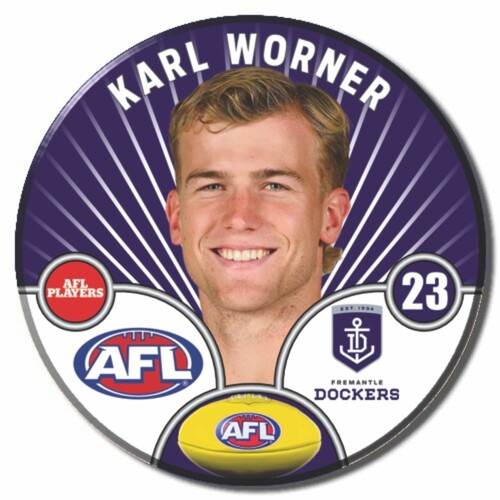 Fremantle Dockers 2026 Player Pin Badge - WORNER