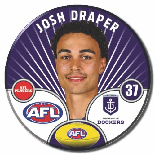Fremantle Dockers 2026 Player Pin Badge - DRAPER