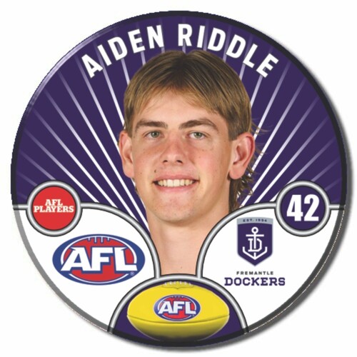 Fremantle Dockers 2026 Player Pin Badge - RIDDLE