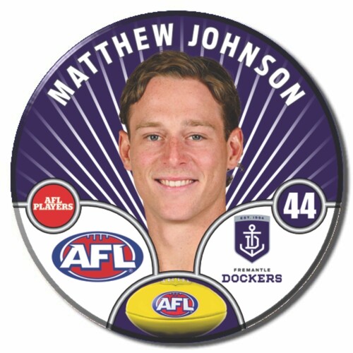 Fremantle Dockers 2026 Player Pin Badge - JOHNSON