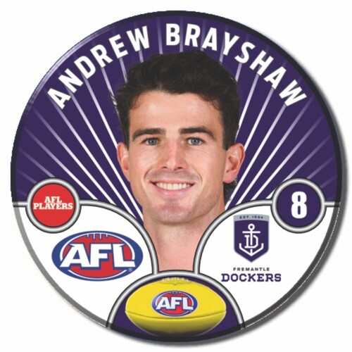 Fremantle Dockers 2026 Player Pin Badge - BRAYSHAW