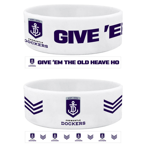 Fremantle Dockers Set of 2 Wrist Bands