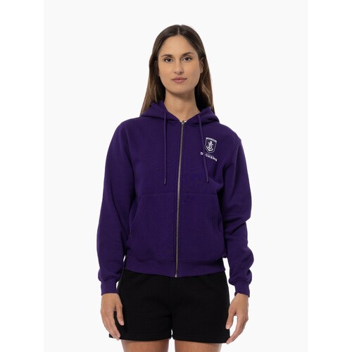 Fremantle Dockers Womens Zip Core Hood