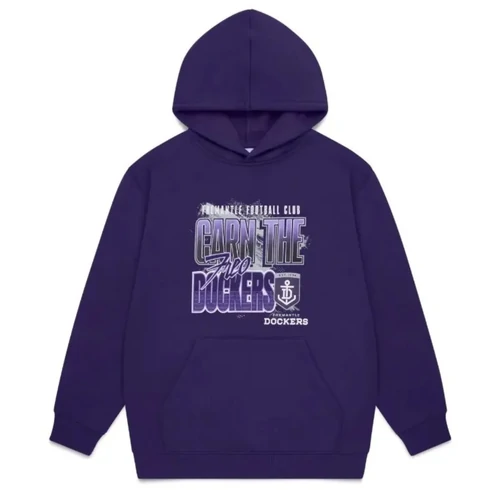 Fremantle Dockers Youth Carn Graphic Hood