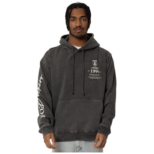 Fremantle Dockers Mens Acid Wash Hoodie
