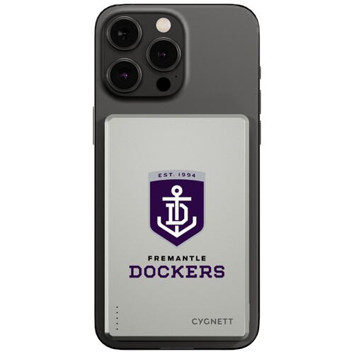 Fremantle Dockers AFL Magnetic Wireless Power Bank