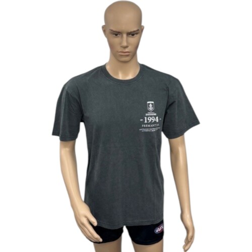 Fremantle Dockers Mens Acid Wash Tee