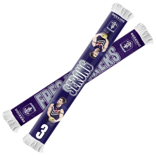 Fremantle Dockers Caleb Serong Player Scarf