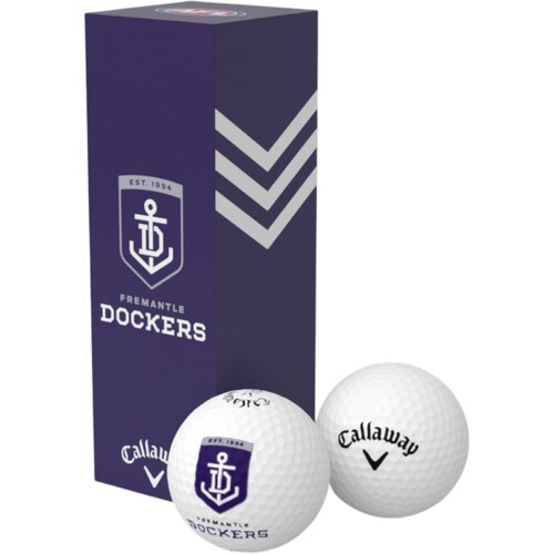 Fremantle Dockers Golf Balls 3-Pack