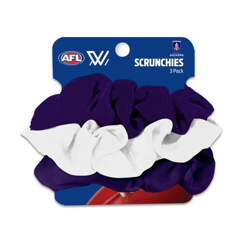 Fremantle Dockers Scrunchie 3 pack