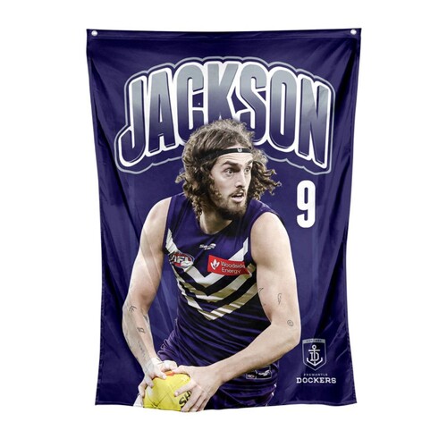 Fremantle Dockers Luke Jackson Wall Flag