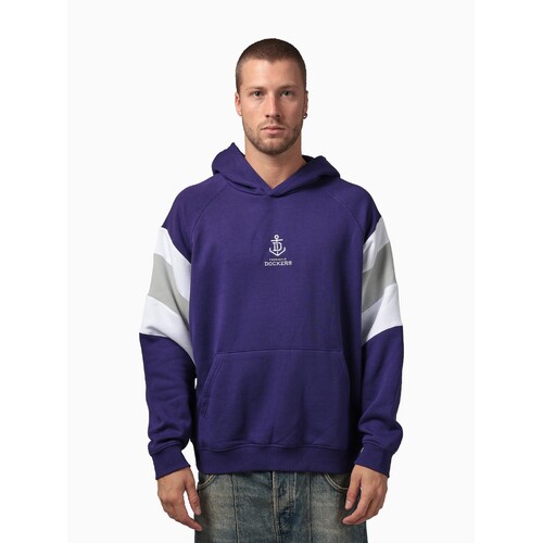 Fremantle Dockers Unisex Box Fit Fleece Hood 