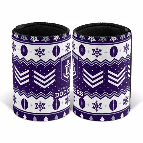 Fremantle Dockers Christmas Stubby Holder