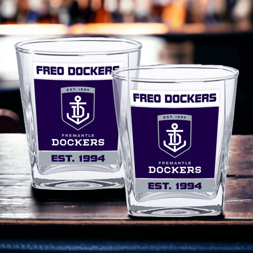 Fremantle Dockers Spirit Glasses Set of 2