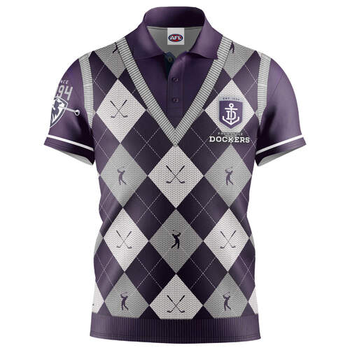 Fremantle Dockers Golf Polo Shirt