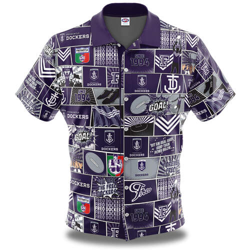 Fremantle Dockers Pop Art Button Up Shirt