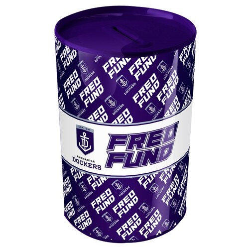 Fremantle Dockers Tin Money Box