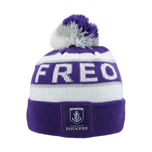 Fremantle Dockers Youths Bar Beanie
