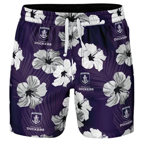 Fremantle Dockers Aloha Hawaiian Swim Shorts