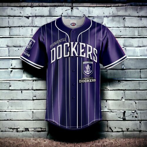 Fremantle Dockers Slugger Baseball Shirts