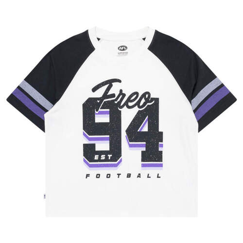 Fremantle Dockers Womens 2-Tone Raglan