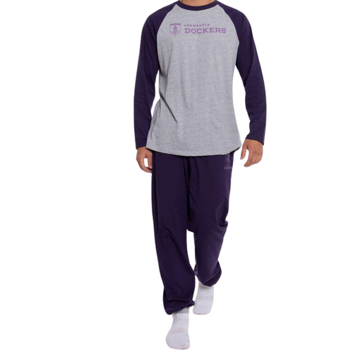 Fremantle Dockers Youths Raglan Cuffed PJ Set