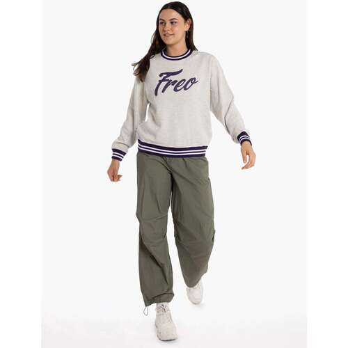 Fremantle Dockers Womens Script Crew Top