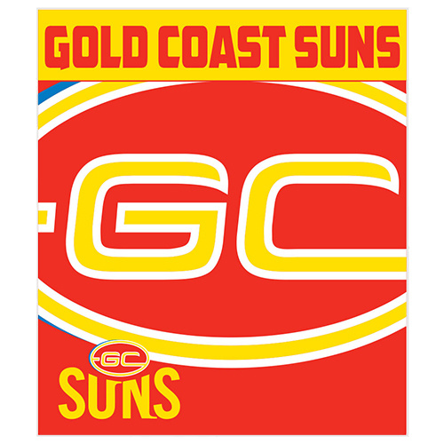 Gold Coast Suns Polar Fleece Rug