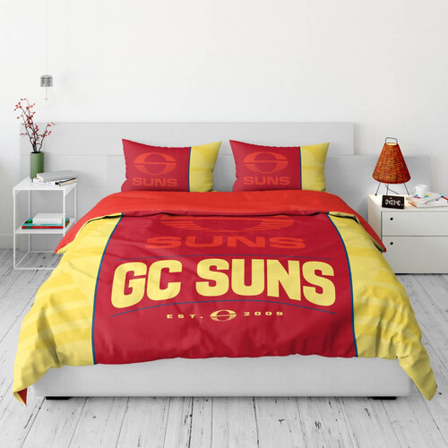 Gold Coast Suns Double Doona Cover