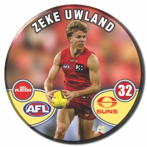 Gold Coast Suns 2026 Player Action Badge - UWLAND