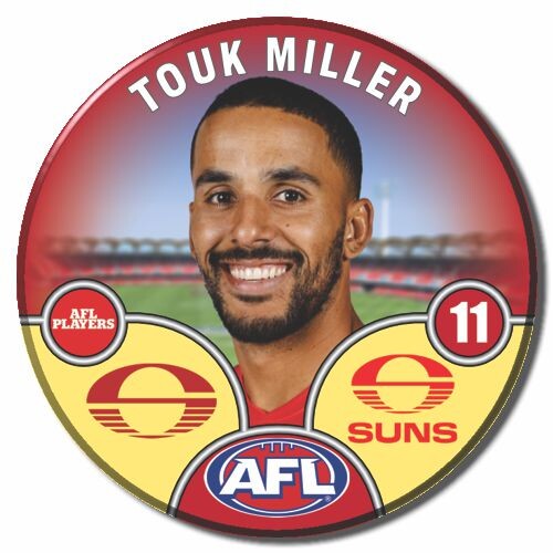 Gold Coast Suns 2025 Player Pin Badge - MILLER