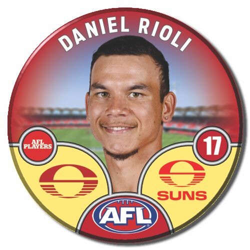 Gold Coast Suns 2025 Player Pin Badge - RIOLI