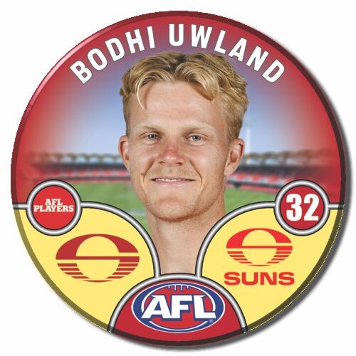 Gold Coast Suns 2025 Player Pin Badge - UWLAND