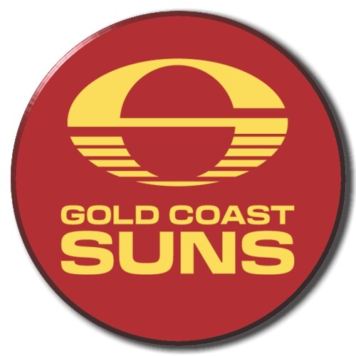 Gold Coast Suns 2025 Metal Pin Badge - LOGO