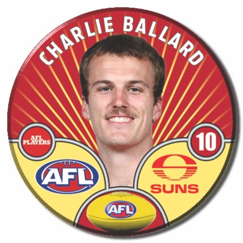 Gold Coast Suns 2026 Player Pin Badge - BALLARD
