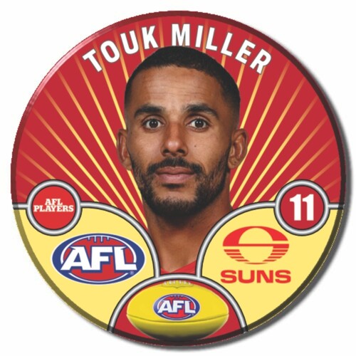 Gold Coast Suns 2026 Player Pin Badge - MILLER