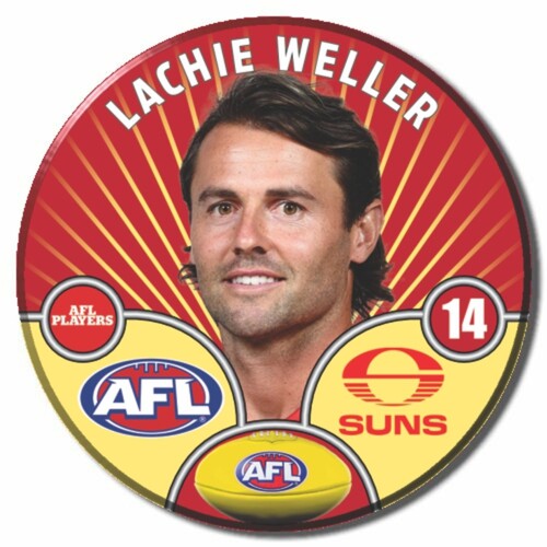 Gold Coast Suns 2026 Player Pin Badge - WELLER