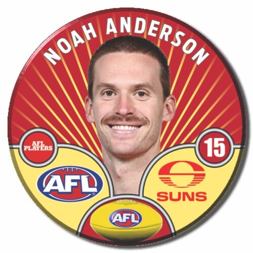 Gold Coast Suns 2026 Player Pin Badge - ANDERSON