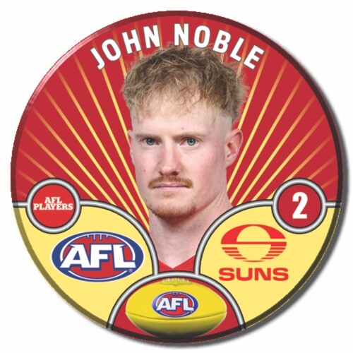 Gold Coast Suns 2026 Player Pin Badge - NOBLE