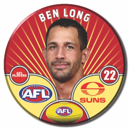 Gold Coast Suns 2026 Player Pin Badge - LONG