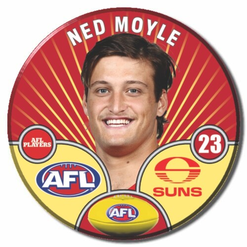 Gold Coast Suns 2026 Player Pin Badge - MOYLE