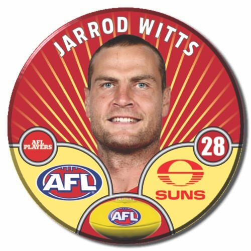 Gold Coast Suns 2026 Player Pin Badge - WITTS
